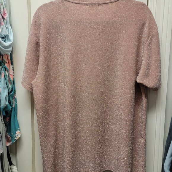 ALTAR'D STATE sparkling pink "World Tour 1987" graphic t-shirt. Size Large - Picture 3 of 6